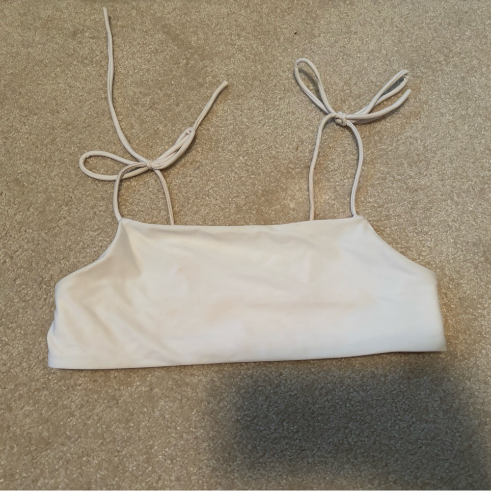 White bikini top